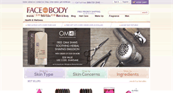 Desktop Screenshot of faceandbodyshoppe.com